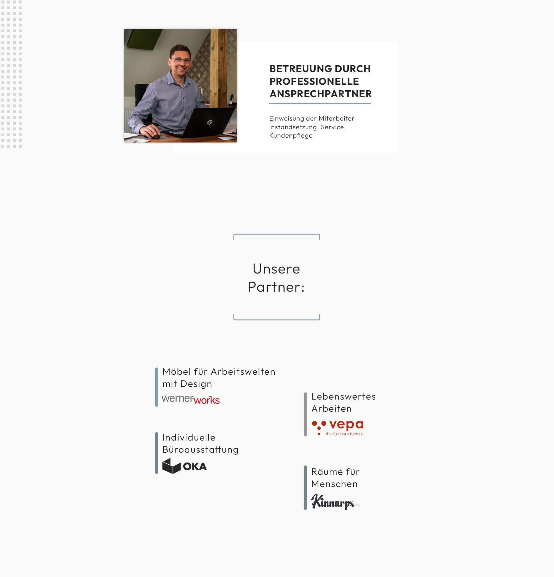 Brunkow Website Mockup – Business Portrait Ansprechpartner im Webdesign von Milan Istvan